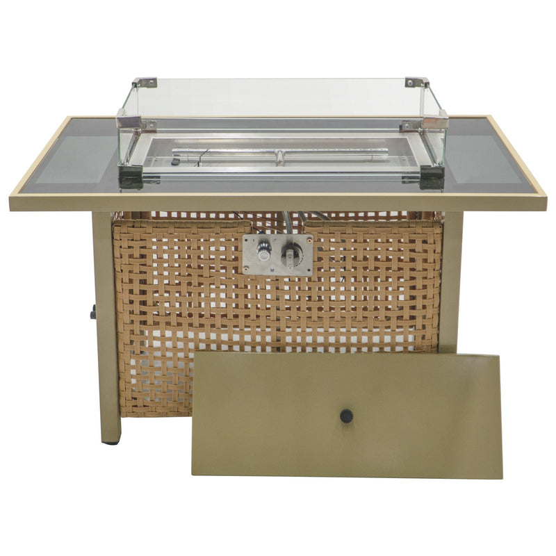 K&K 43' Propane Gas Fire Pit Table by HouseOfZazla
