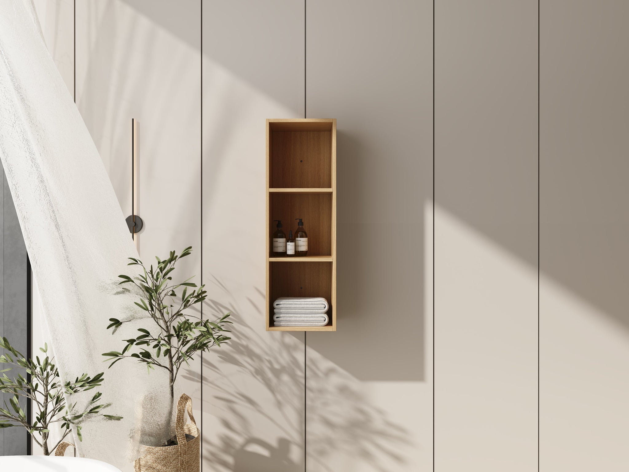 12 Inch Small Wall Mounted Storage Shelves by HouseOfZazla