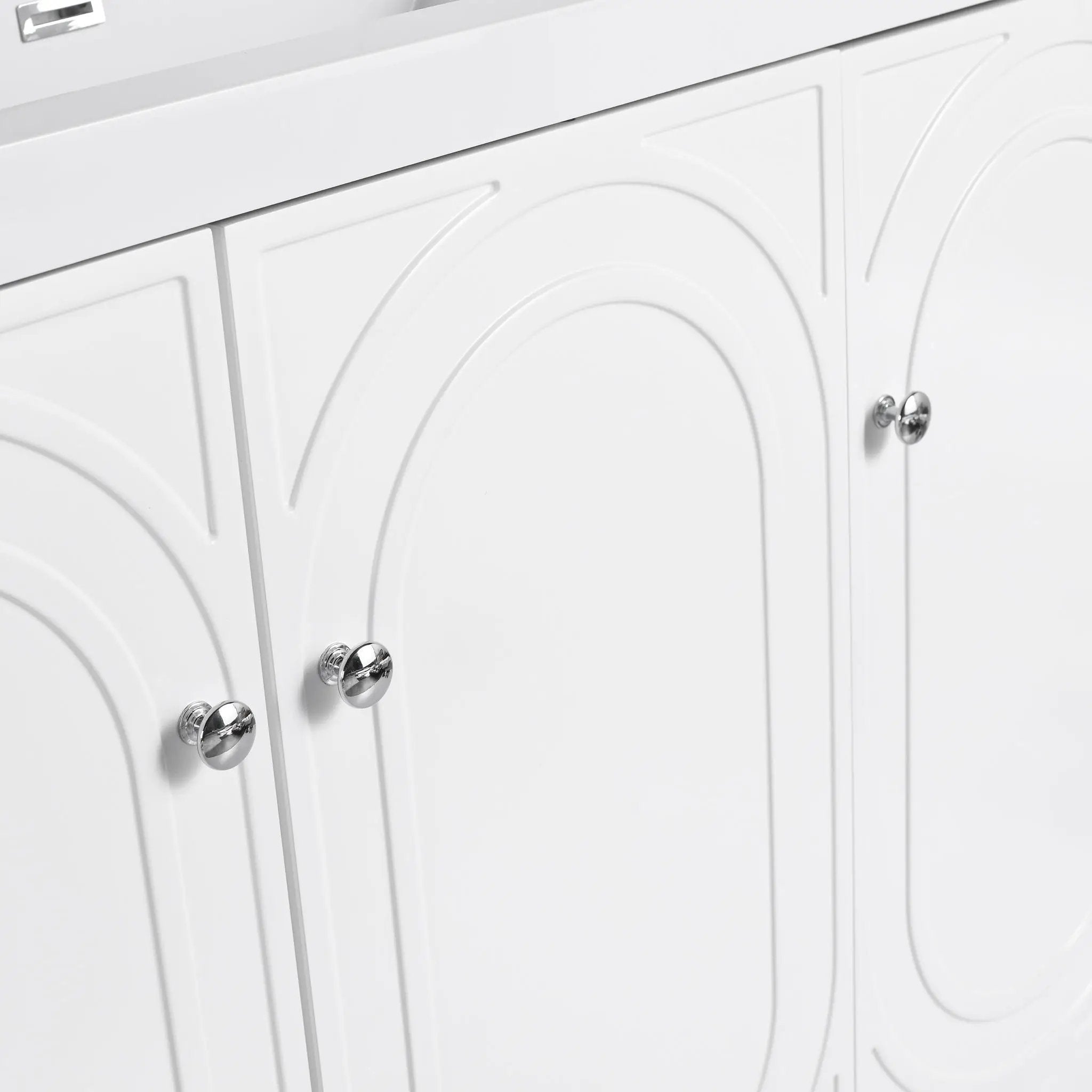 Modern Freestanding Bathroom Vanity With Soft Close Cabinet Doors