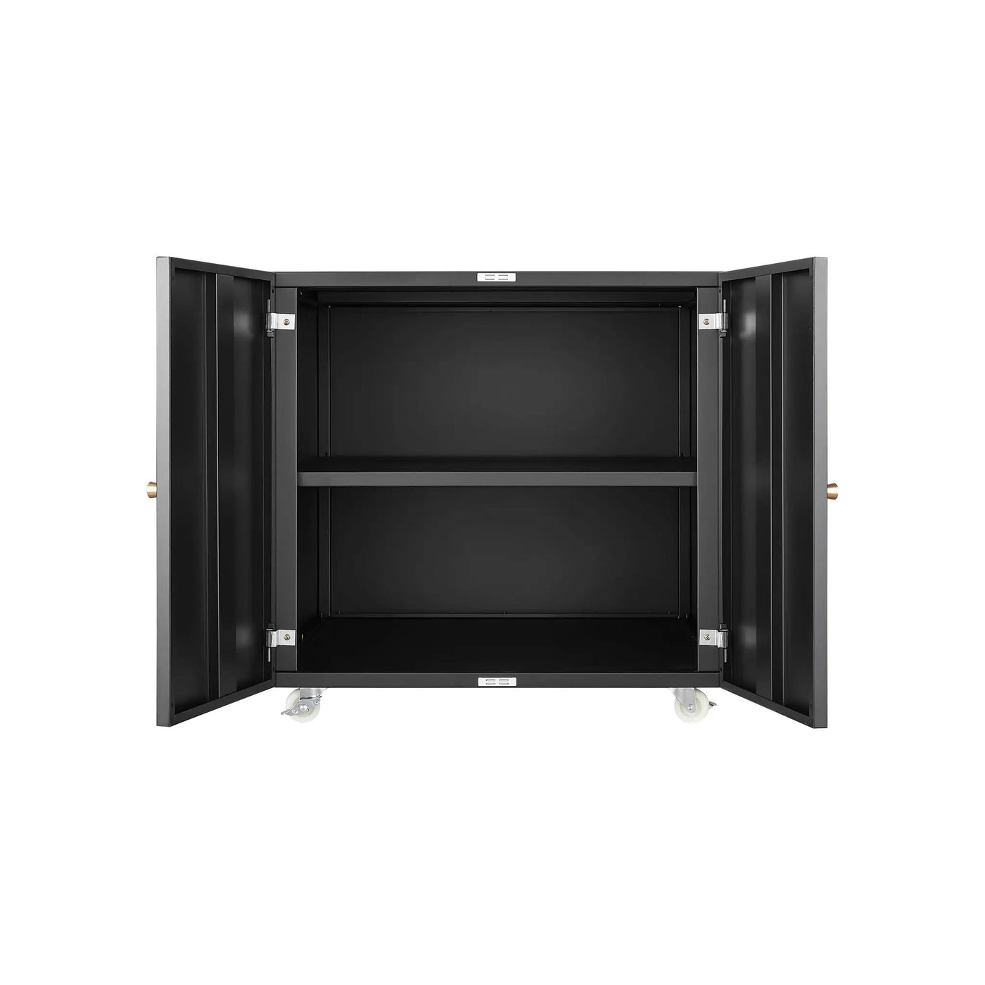 Office Furniture Copier Cabinet 2 Door Steel Copier Stand Mobile Pedestal File Printer Stand by Unique Piece Furniture