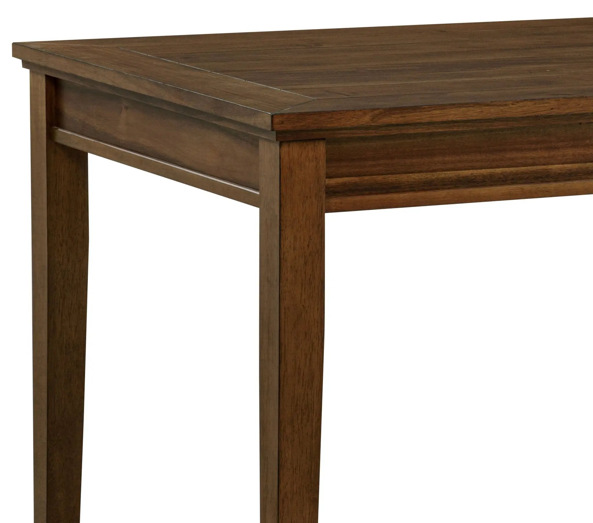 Atwood Rectangular Wood Dining Table Warm Brown by Unique Piece Furniture