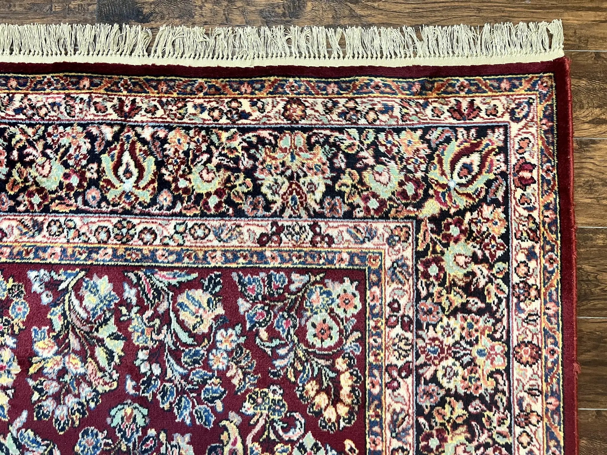 Karastan Rug 9x12 Red Sarouk #785, Wool Karastan Carpet, Discontinued Vintage, Original 700 Series, Karastan Area Rug by Jewel Rugs