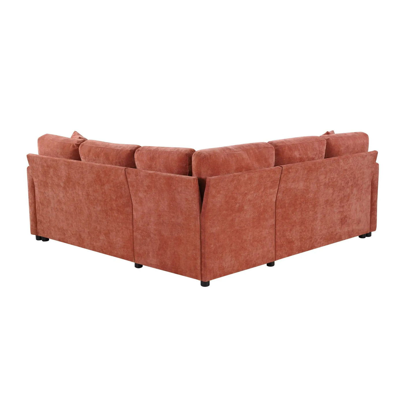 Modern L Shaped Sectional Sofa Bed With Hidden Storage Upholstery by HouseOfZazla