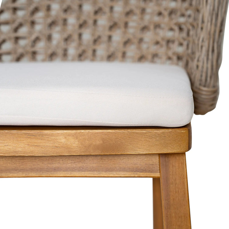Outdoor Acacia Wood Bar Stools (Set of 2) by HouseOfZazla