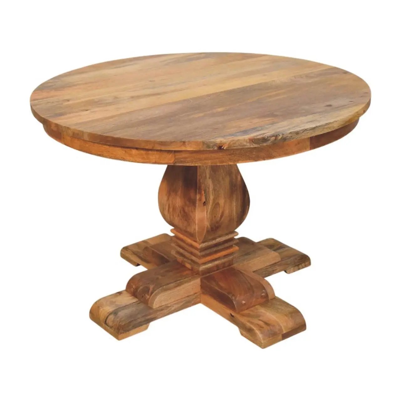 Solid Wood Valentina Round Dining Table by HouseOfZazla