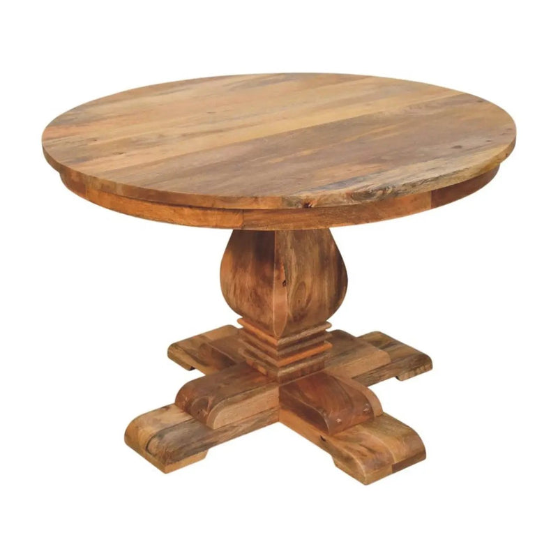 Solid Wood Valentina Round Dining Table by HouseOfZazla