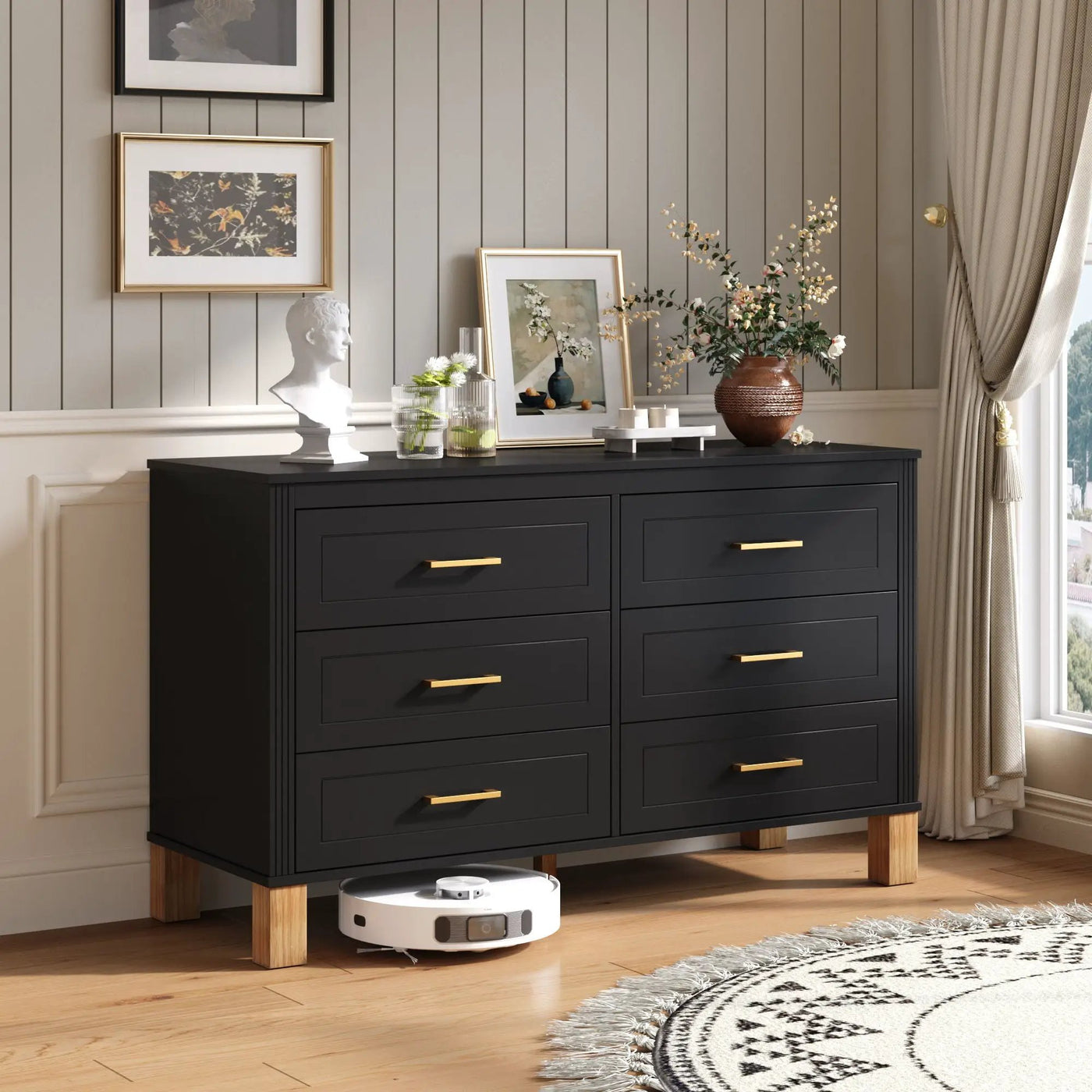 6 Drawer Double Dresser by HouseOfZazla