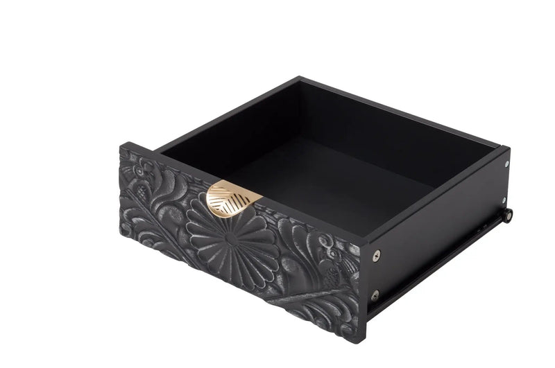 Hand-Carved Accent Cabinet by HouseOfZazla
