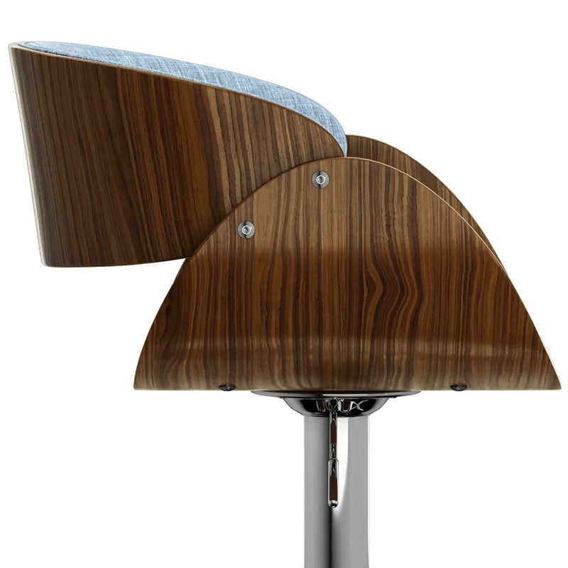 Amery - Mid Century Modern Adjustable Swivel Bar Stool by HouseOfZazla