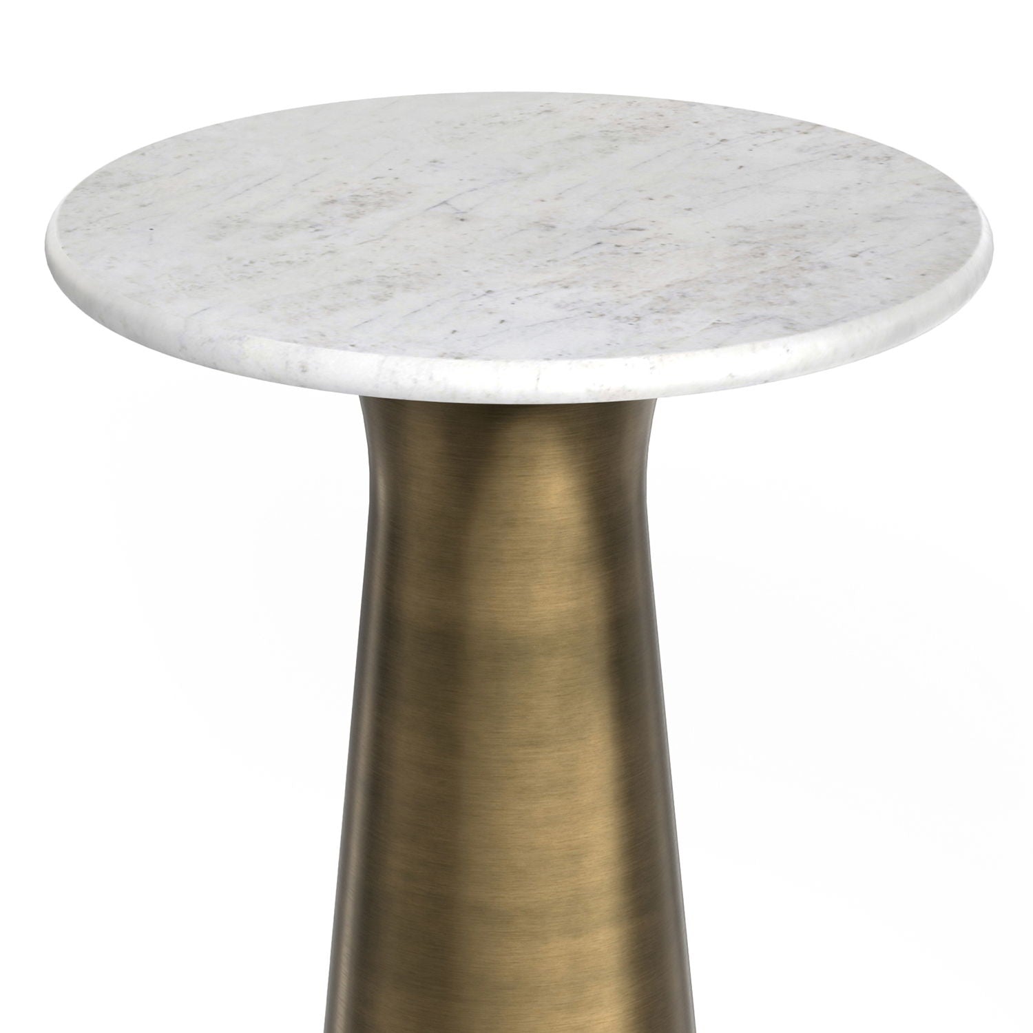 Nicollette - Side Table - Antique Brass by HouseOfZazla