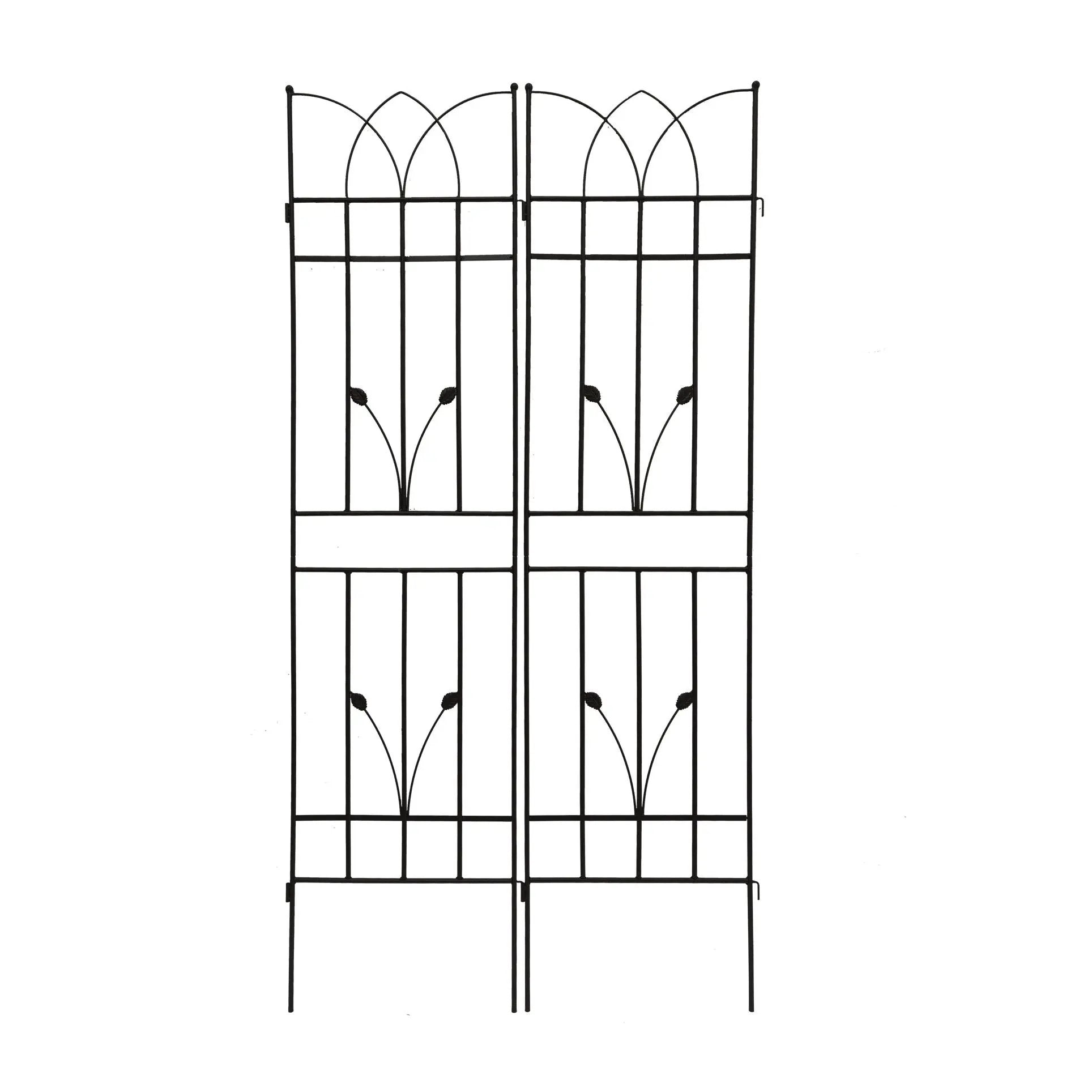 Metal Garden Trellis Rustproof For Climbing Plants Outdoor Flower Support by HouseOfZazla