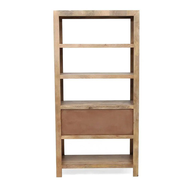 Shelf With Drawer - Beige Brown by HouseOfZazla