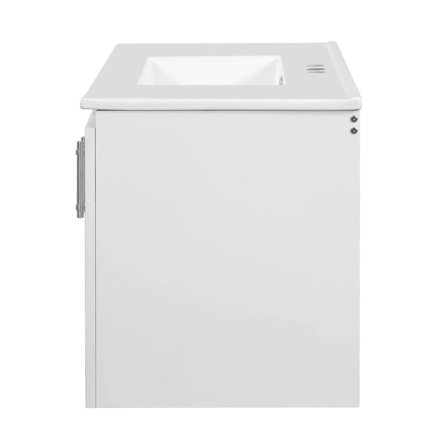 Wall Mounted Bathroom Vanity & Sink, 2 Drawers by HouseOfZazla