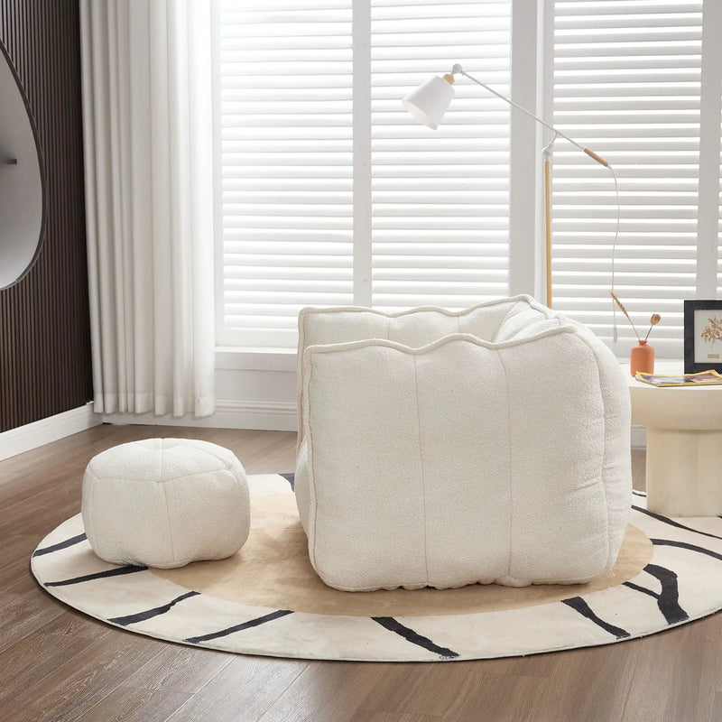 Soft Bean Bag Chair With High Resilient Foam by HouseOfZazla