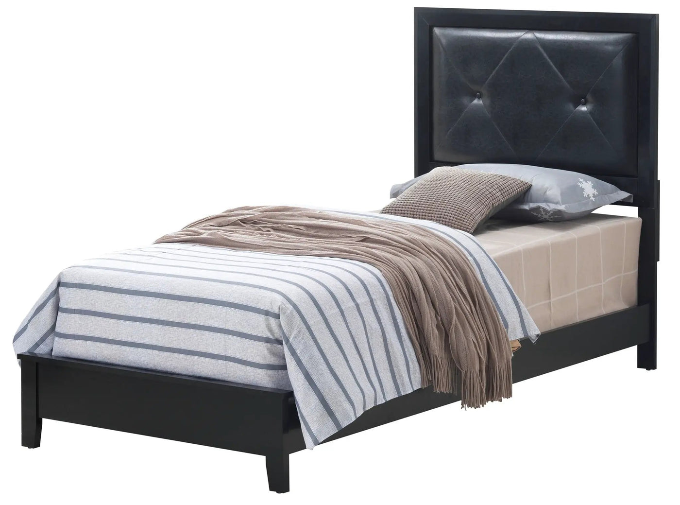 Padded Headboard Bed by HouseOfZazla
