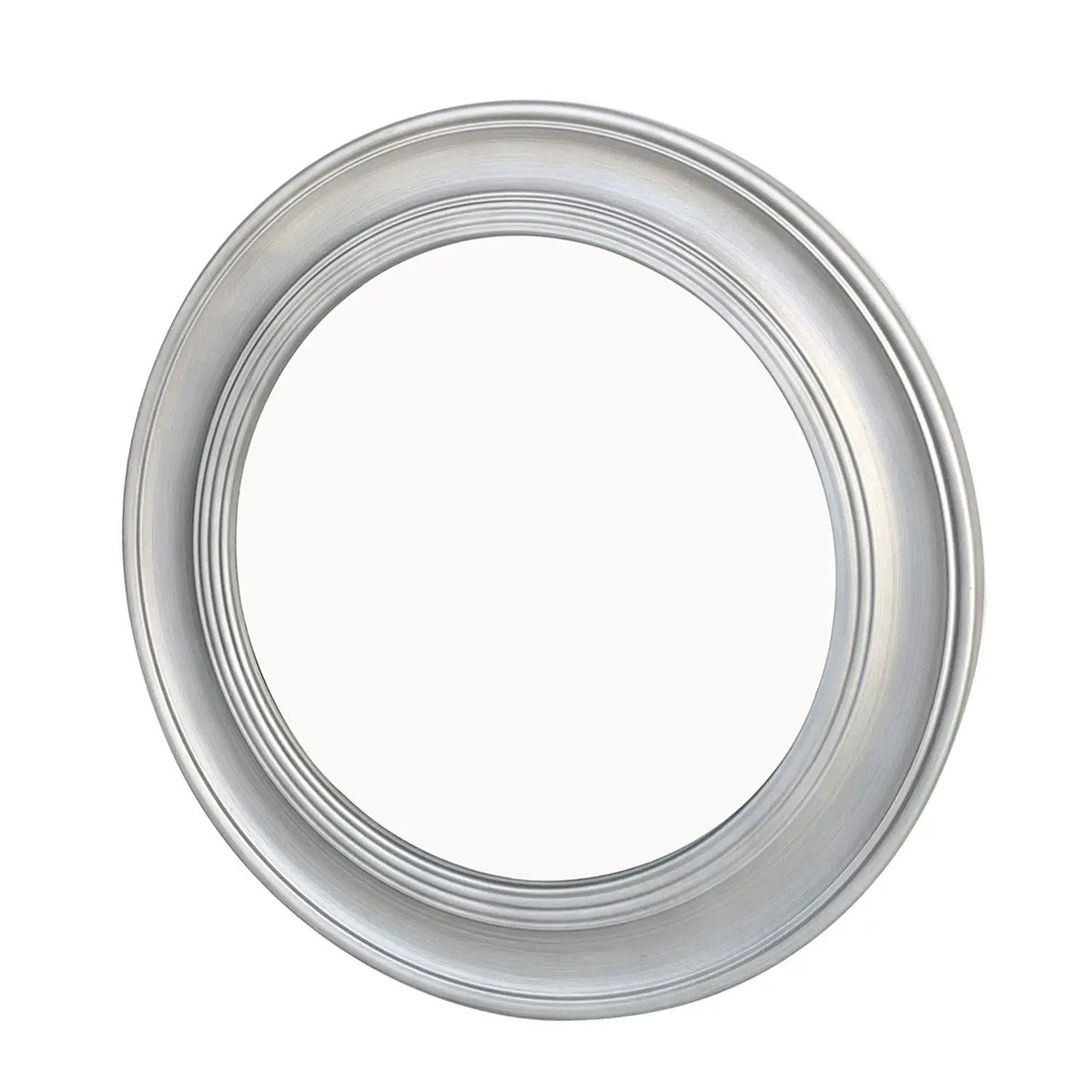 Vintage Round Wall Mirror, Brushed by HouseOfZazla