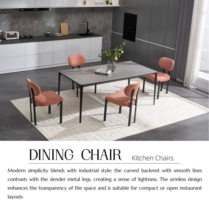 Dining Armless Chairs (Set of 2) by HouseOfZazla
