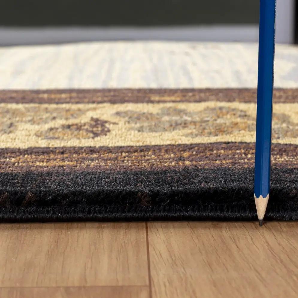 Nature's Nest - 5'3" X 7'3" Lodge Area Rug - Multi / Black by Unique Piece Furniture