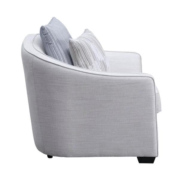 Mahler II - Chair With 2 Pillows - Beige Linen by Unique Piece Furniture