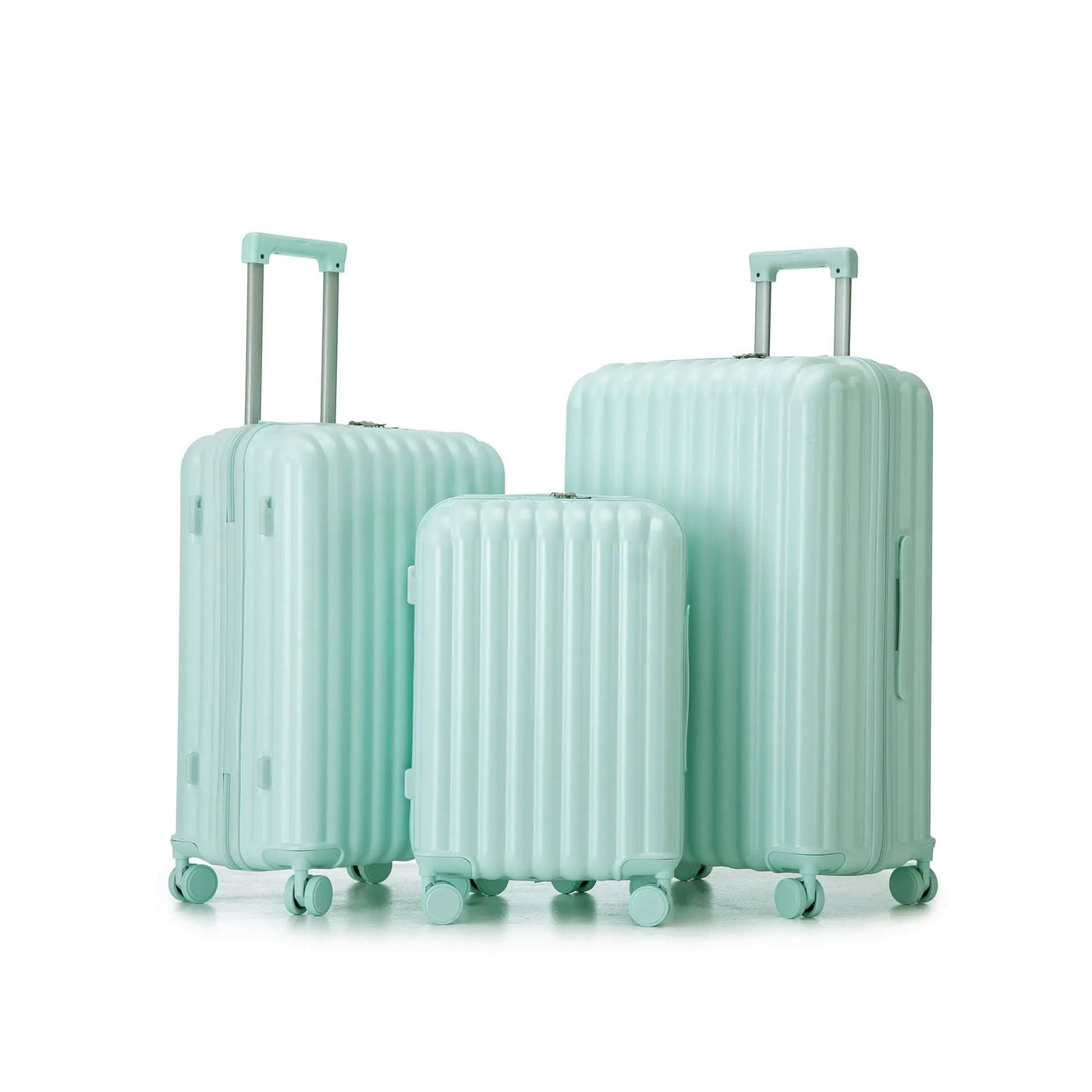 20" / 24" / 28" 3 Pieces / Set Spinner Wheel Luggage, Carry On Suitcase, With Cup Holder & USB Port & Phone Holder by HouseOfZazla