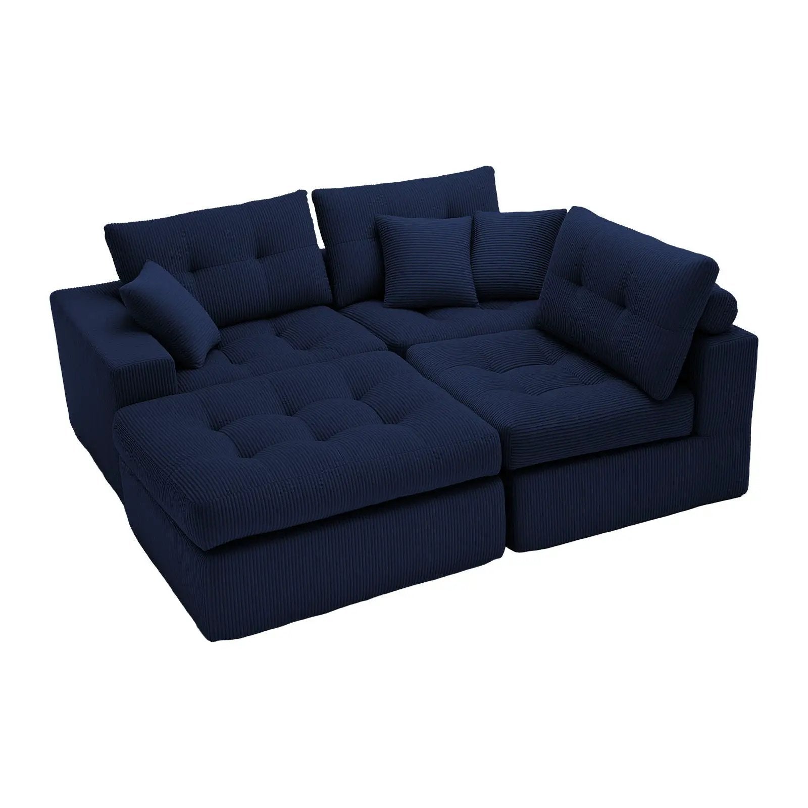 Corner Chaise L-Shaped Sectional Sofa Bed by HouseOfZazla