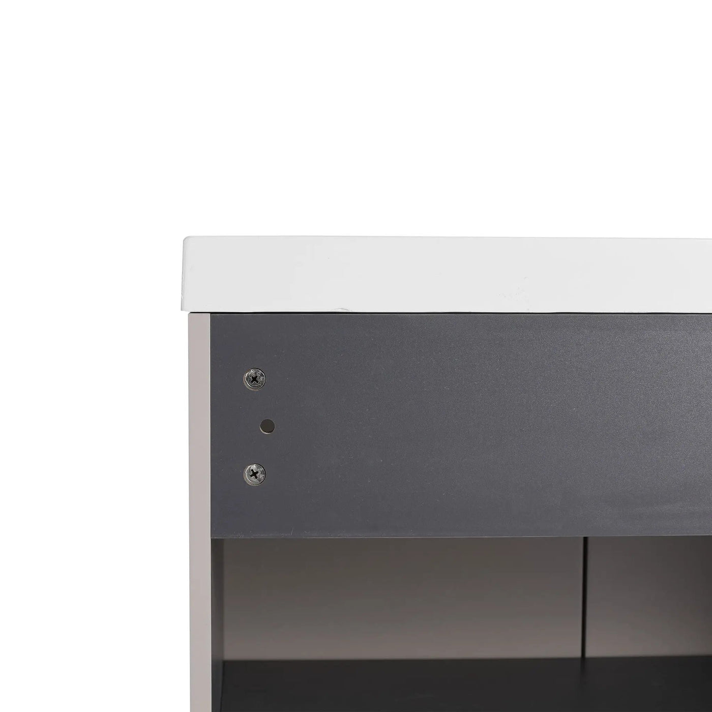 Modern Freestanding Bathroom Vanity With Soft Close Cabinet Doors by HouseOfZazla