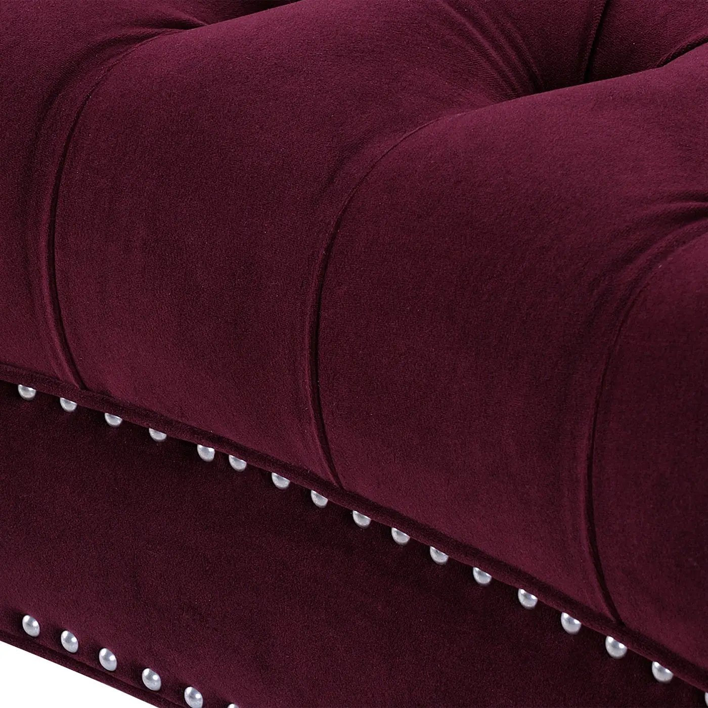 La Rosa - Victorian Chesterfield Loveseat by HouseOfZazla