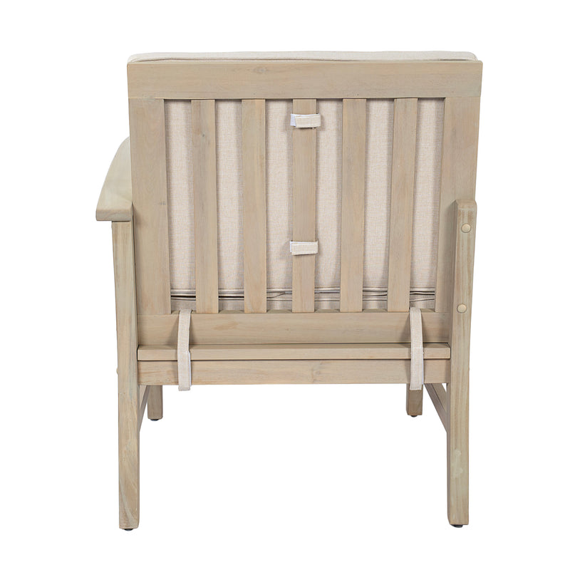 Perla Right Armchair with Waterproof Fabric - Natural/Beige, photo 5 of 10