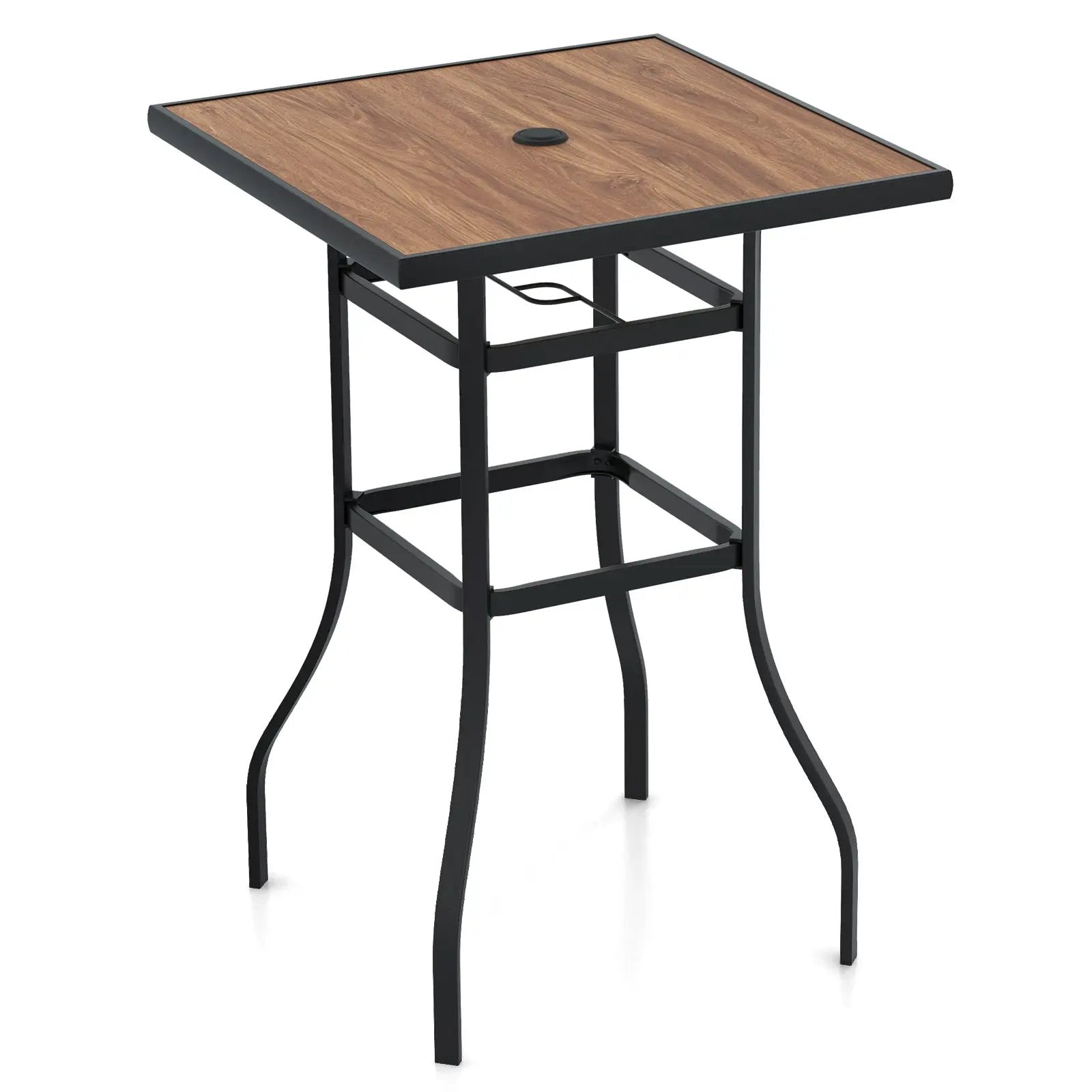 27.5 Inches Patio Bar Table for Garden Backyard Poolside by DirectDeals