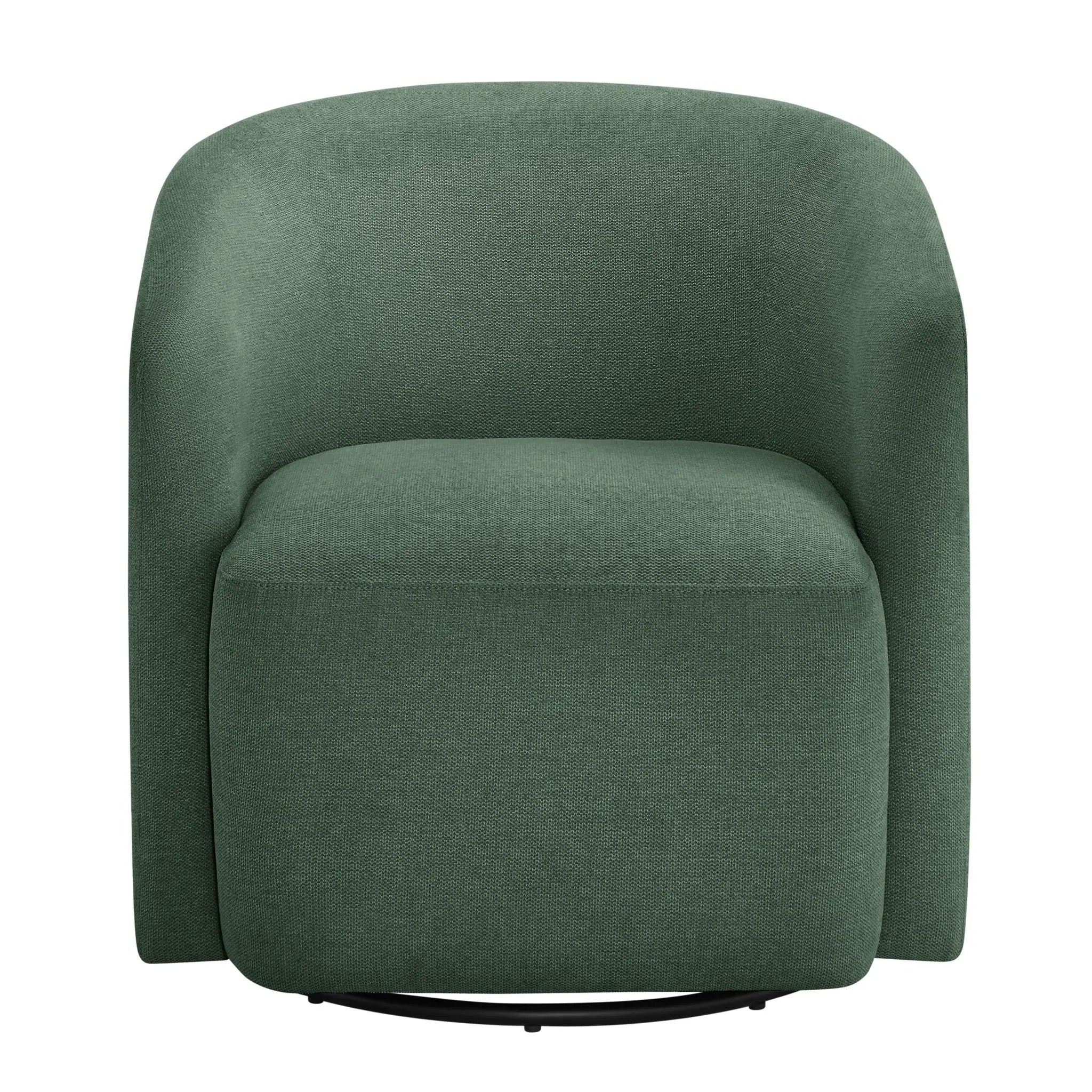 Ardena - Modern Swivel Barrel Chair by HouseOfZazla