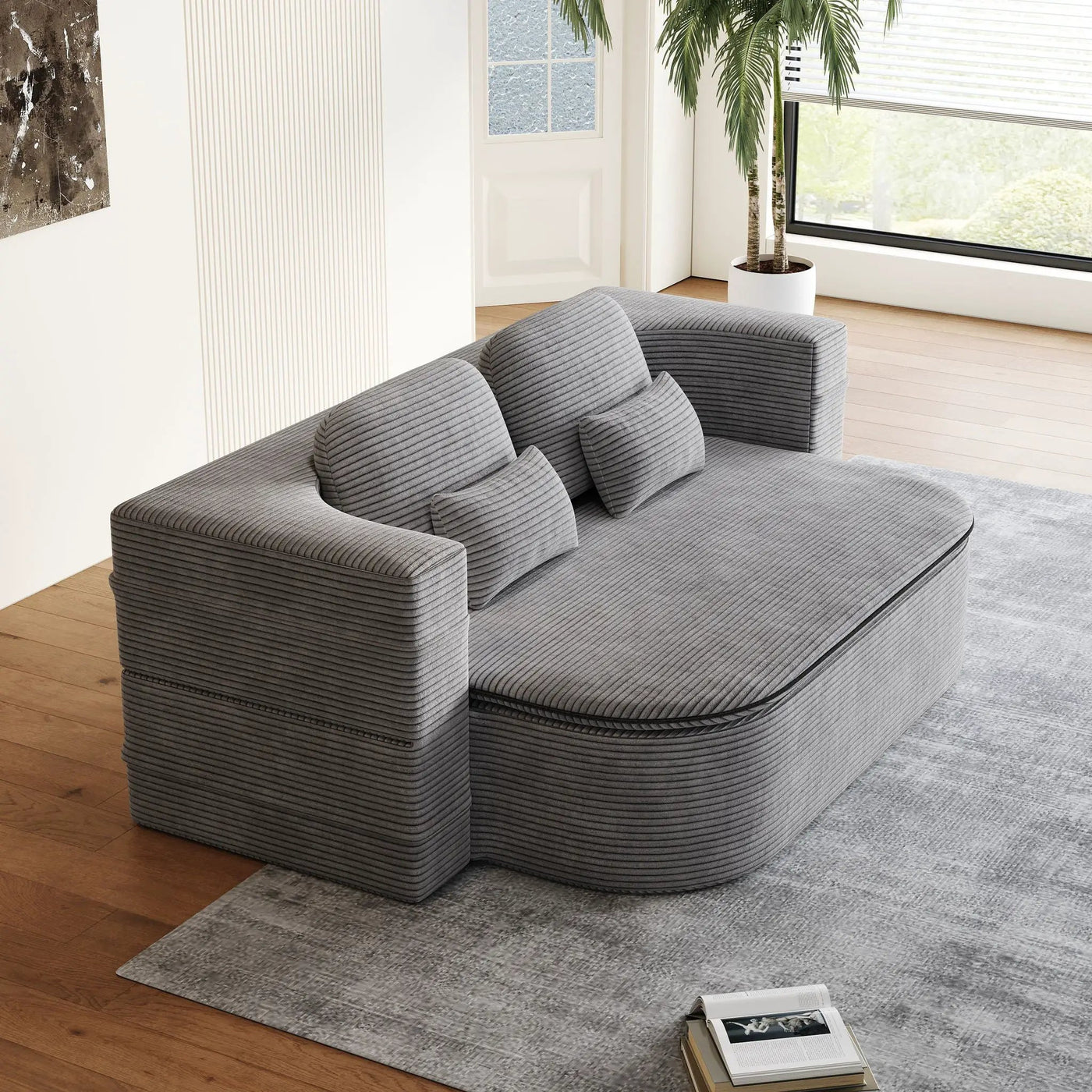 2 In 1 Foldable Sofa Bed With Multi Functional Blanket by HouseOfZazla