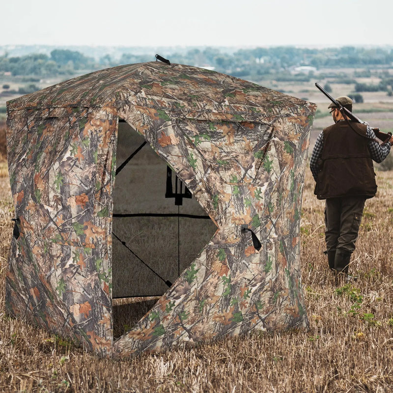 270¬∞ See Through Hunting Blind Tent with Silent Magnetic Door by DirectDeals