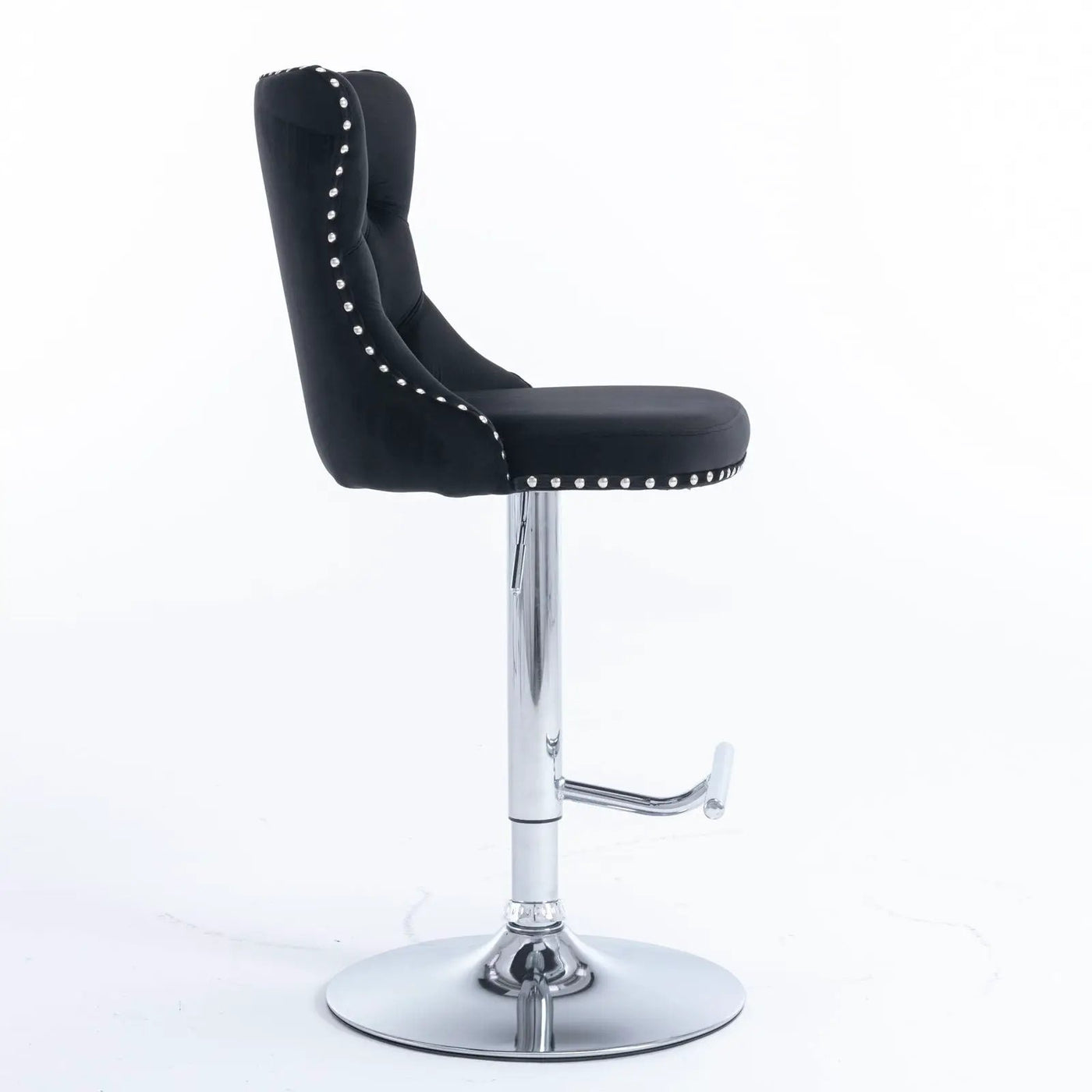 Swivel Adjustable Height Barstools Set of 2 by HouseOfZazla