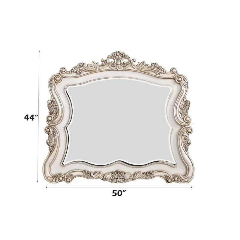 Gorsedd - Mirror - Golden Ivory by Unique Piece Furniture