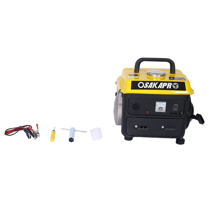 Portable Outdoor Generator Low Noise Gas Powered For Home Use - Yellow by HouseOfZazla