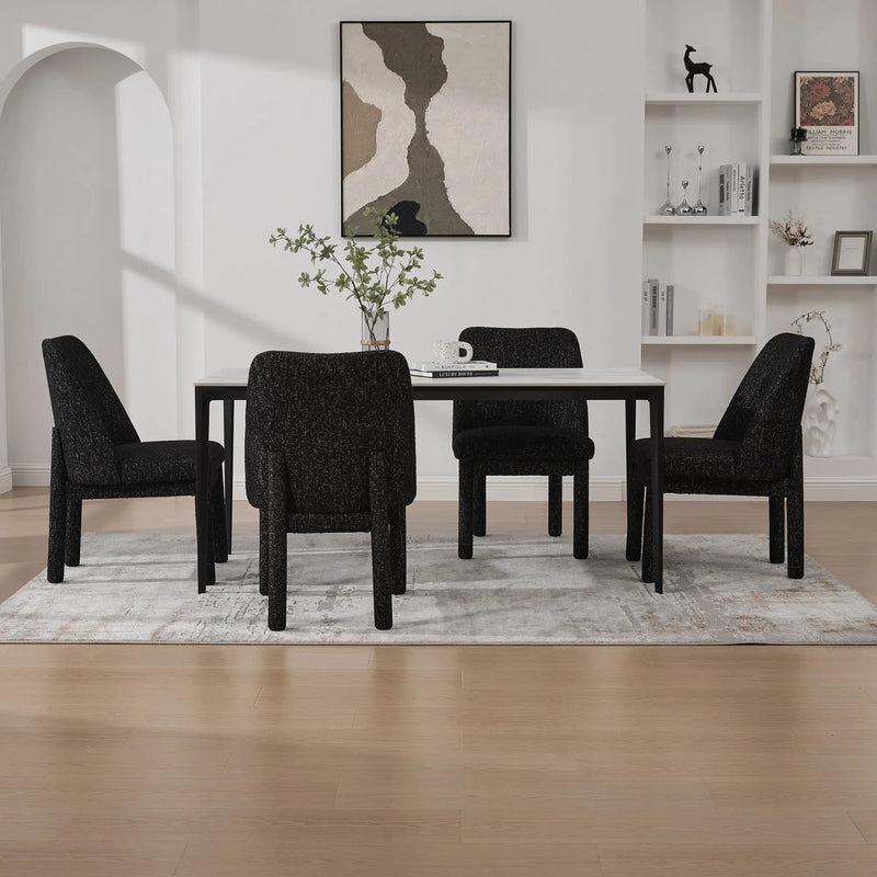 Wide Minimalist Dining Chair by Unique Piece Furniture