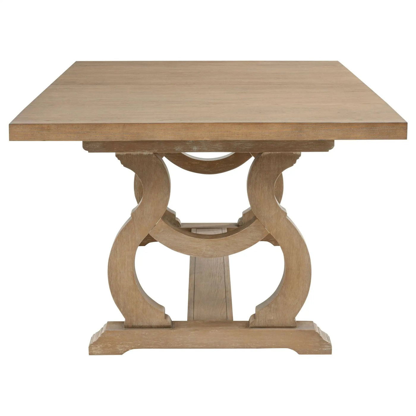 Fremont - Trestle Rectangular Dining Table With Removable Leaf by HouseOfZazla