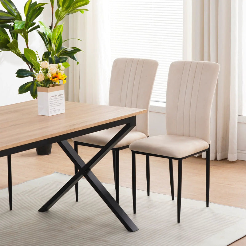 Velvet Dining Chairs For Dining Room (Set of 4) by HouseOfZazla