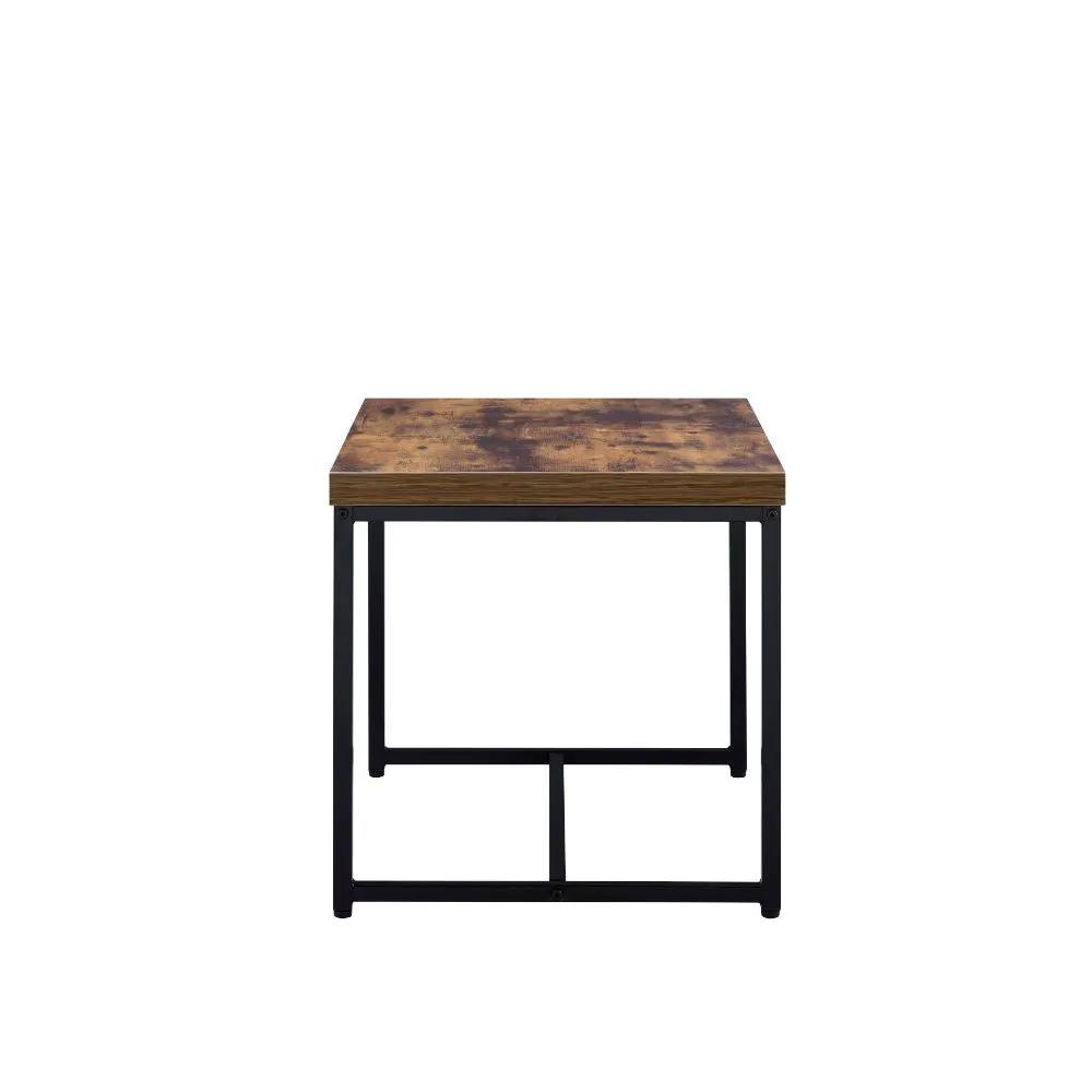 Bob - End Table - Weathered Oak & Black by Unique Piece Furniture