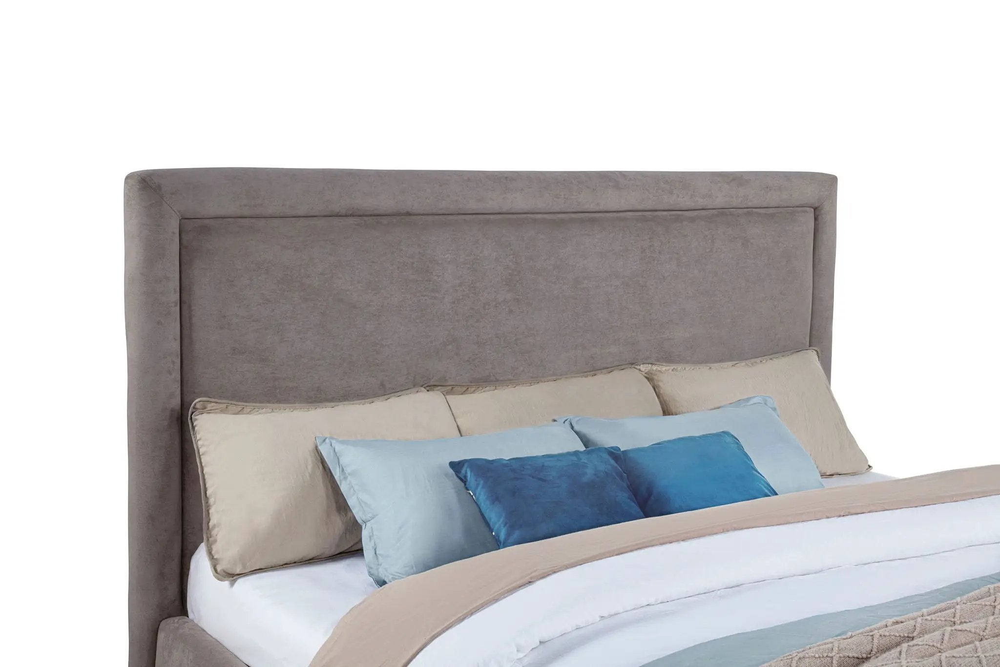 Lawson 54-inch Upholstered Eastern King Platform Bed Mushroom by Unique Piece Furniture