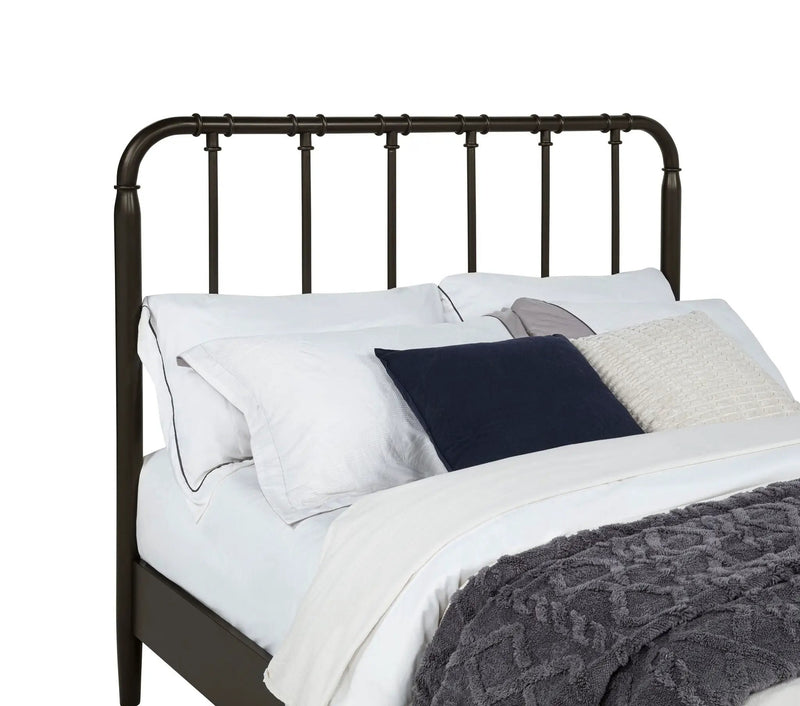 Rocco All Wood Water Pipe Open Frame Full Bed Dark Bronze by Unique Piece Furniture