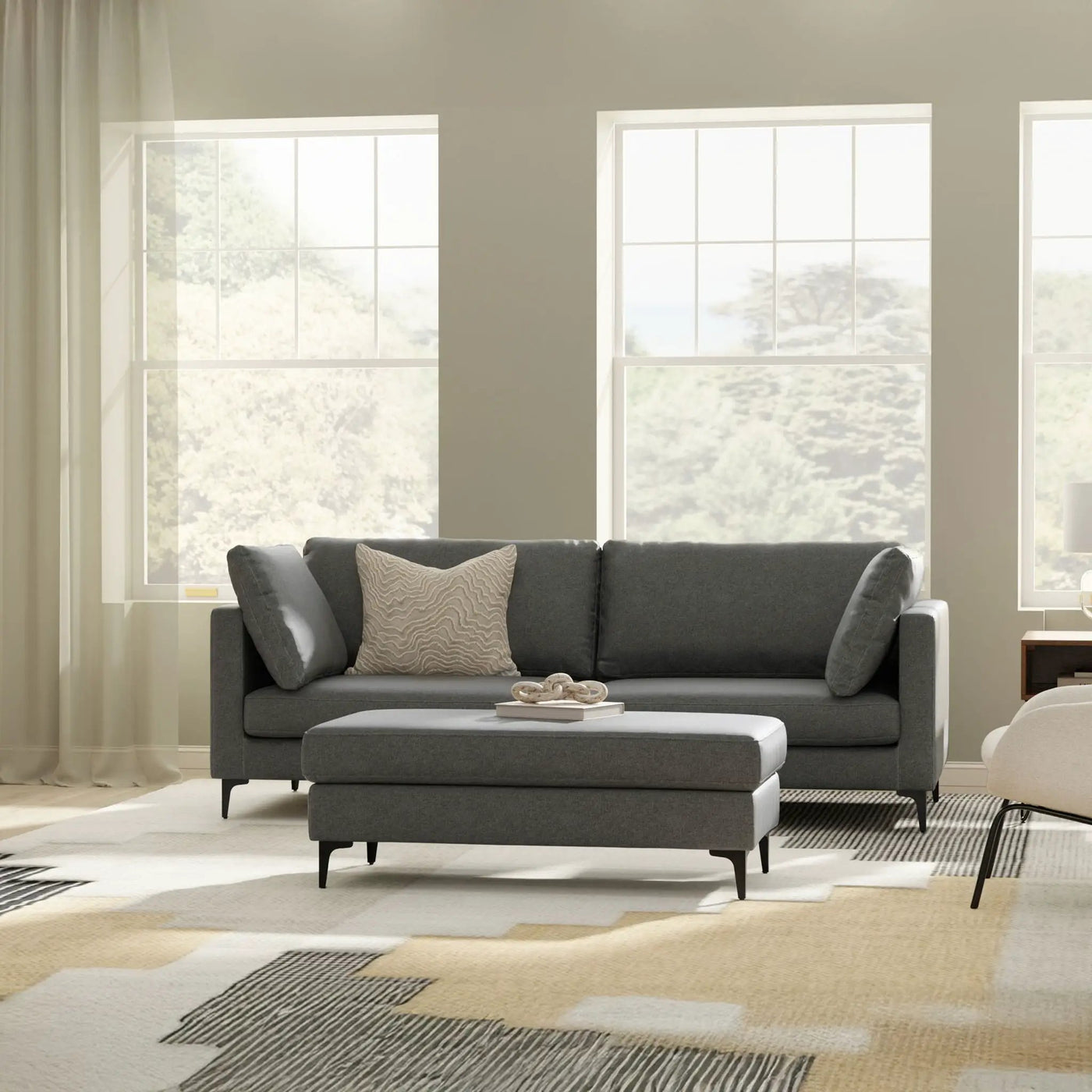 Ava - Mid Century Sofa, Upholstered by Unique Piece Furniture