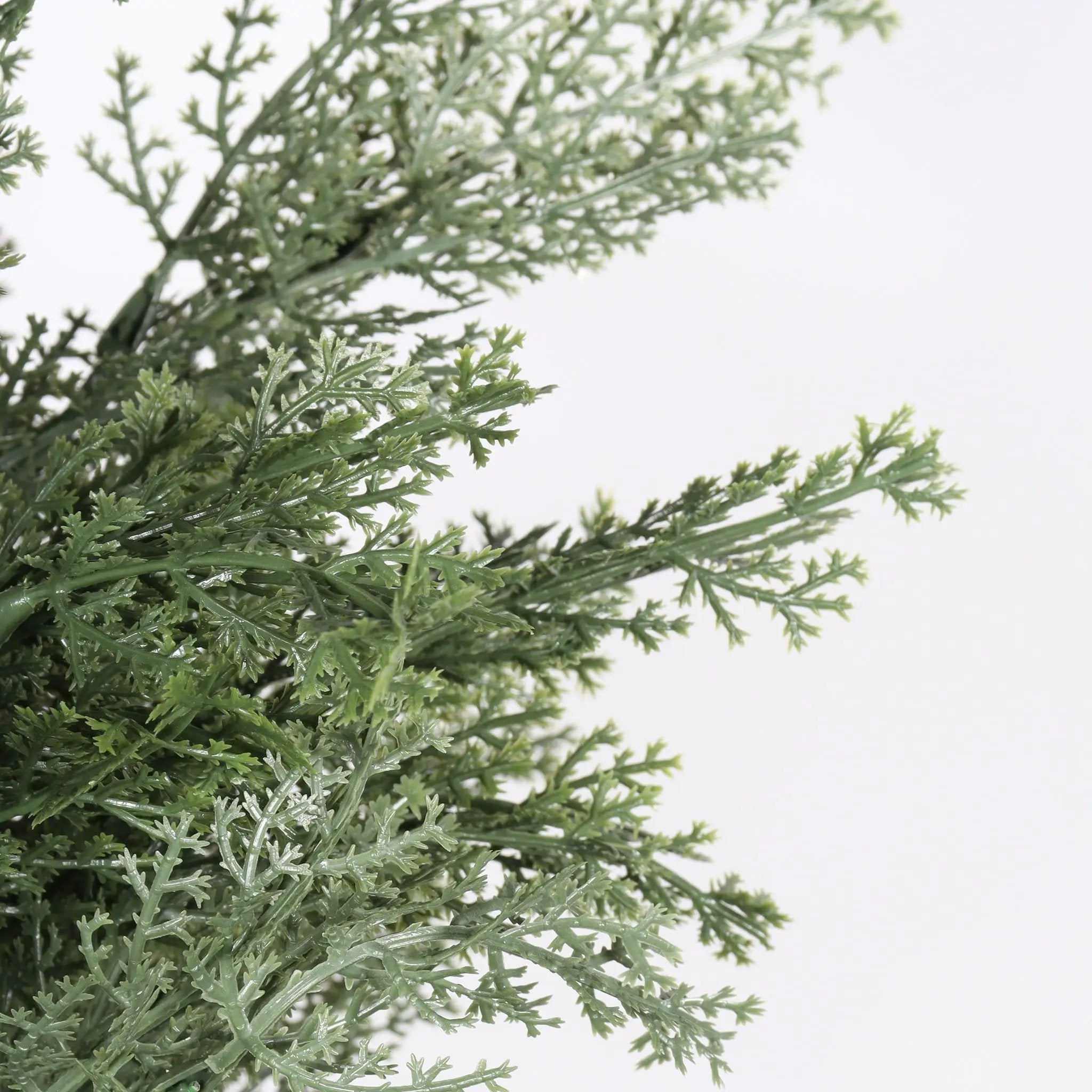 Realistic Artificial Cypress Tree, UV Resistant Indoor / Outdoor Topiary Plant For Decoration - Green Leaves by HouseOfZazla
