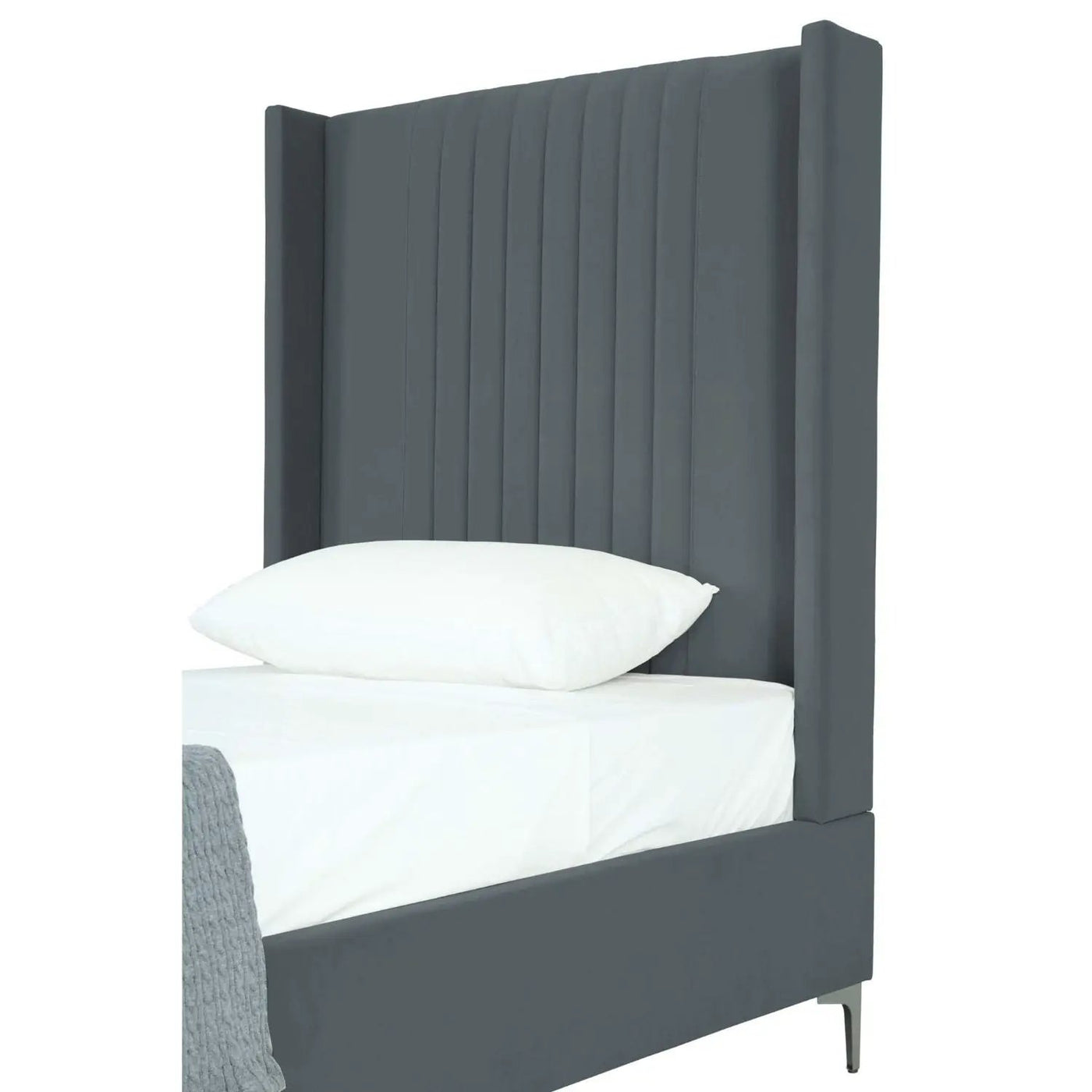 Promenade - Bed With Upholstered Headboard And Slats by HouseOfZazla