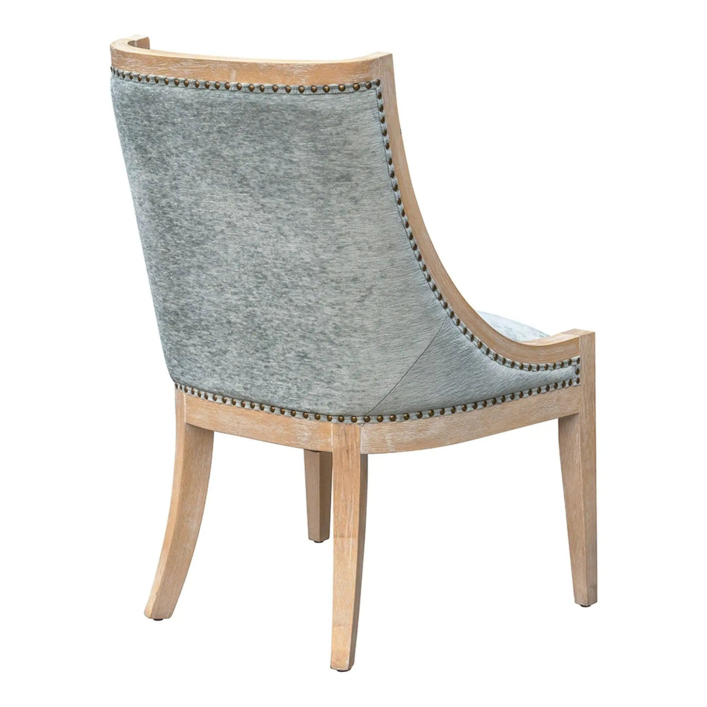Upholstered Dining Chair With Nailhead Trim by HouseOfZazla