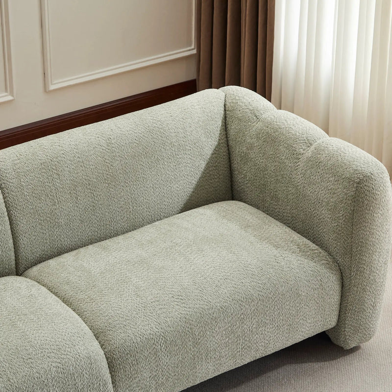 Tonson 83" 3-Seater Sofa with Wave Design by HouseOfZazla