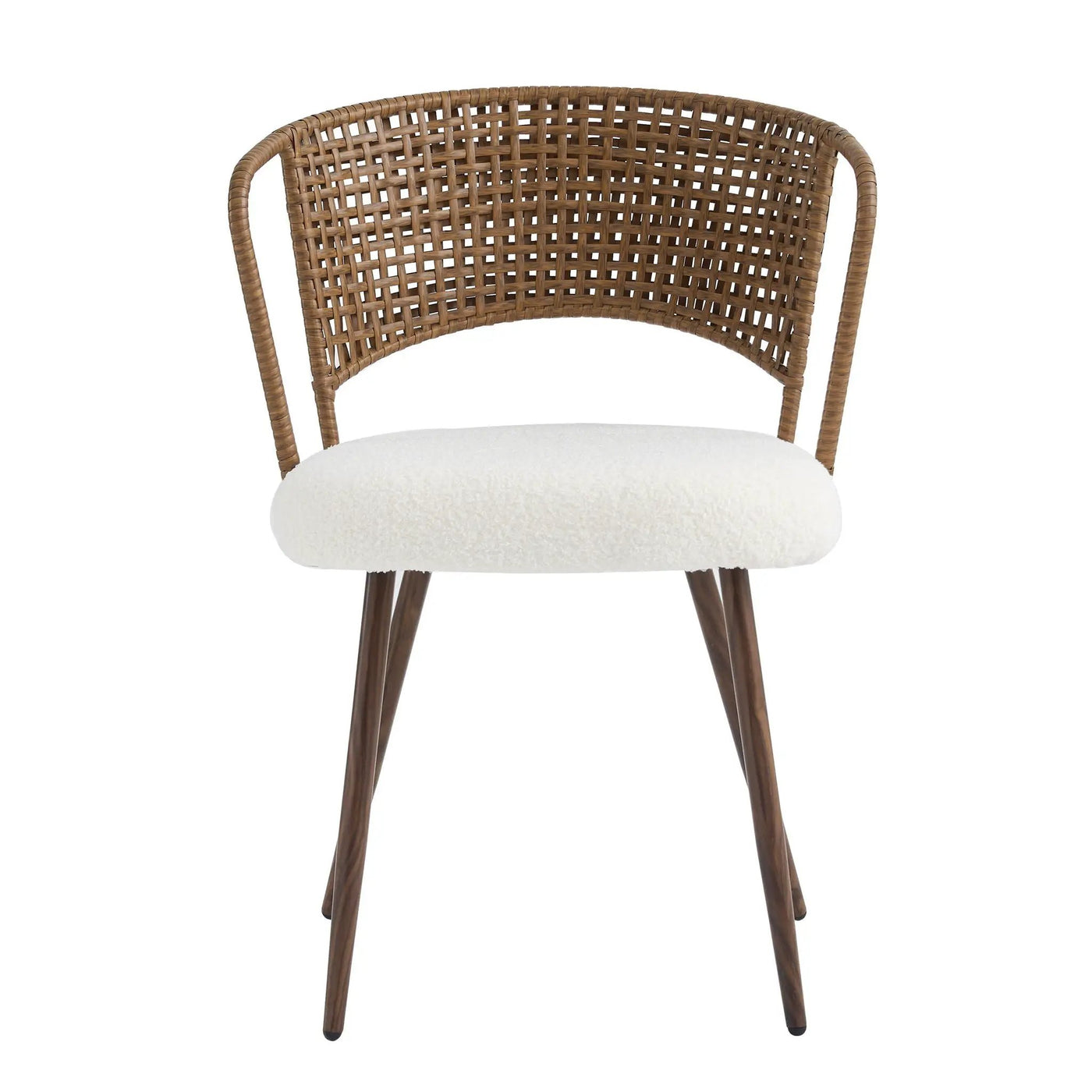 Farmhouse Style Wicker Dining Chair by HouseOfZazla