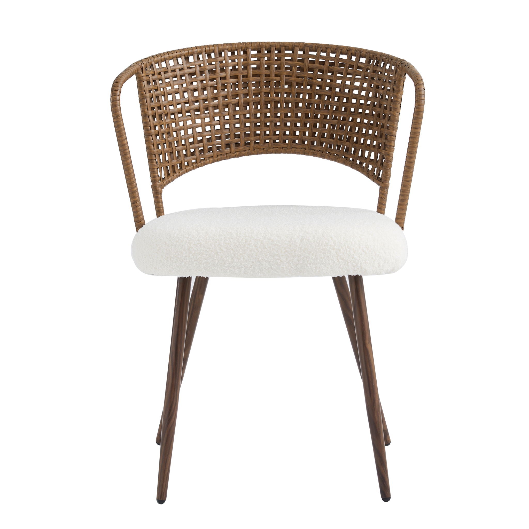 Farmhouse Style Wicker Dining Chair by HouseOfZazla