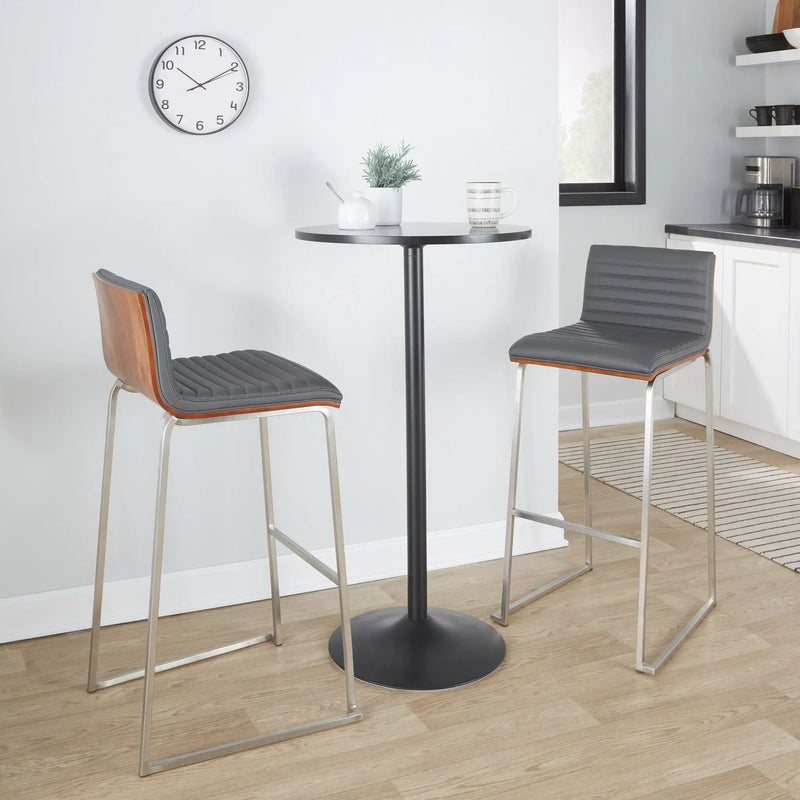 Mason Mara - Contemporary Fixed Height Barstool (Set of 2) by Unique Piece Furniture