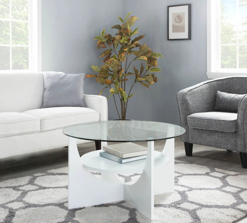 U - Shaped Contemporary Coffee Table by Unique Piece Furniture